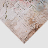 イチゴと花水色の切り離し 薄葉紙 (詳細)