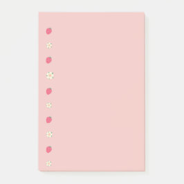 イチゴと花 ポストイット