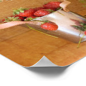 イチゴと野生の花で静かな生活 ポスター (角)