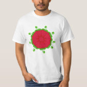 イチゴのくるりんTシャツ Tシャツ (正面)