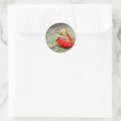 イチゴのカタツムリ ラウンドシール (バッグ)
