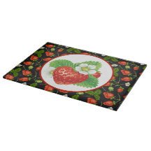 イチゴのキッチンタイル模様のデコールフルーツ