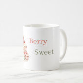 イチゴのクリームカップケーキ コーヒーマグカップ (正面右)