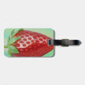 イチゴのクロースアップ ラゲッジタグ (裏面横)