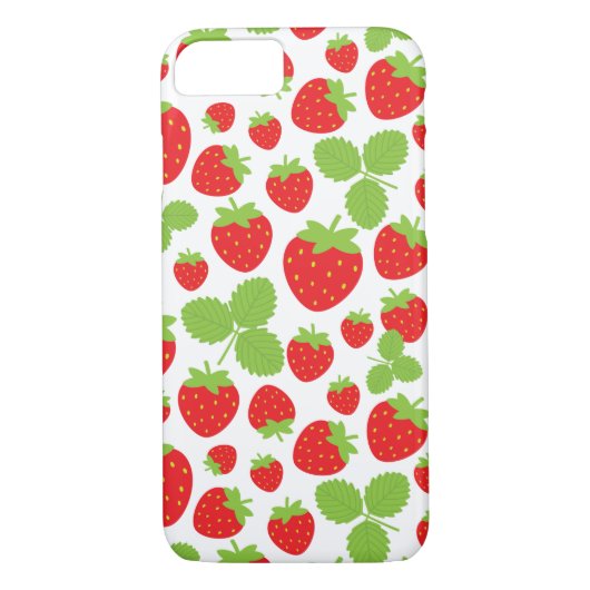 イチゴのケースメイトiPhoneケース Case-Mate iPhoneケース (裏面)
