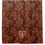 イチゴのシャワーカーテン シャワーカーテン (正面)