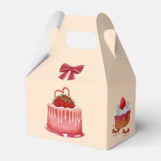 イチゴのショートケーキのパッケージ フェイバーボックス