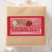 イチゴのステッカー ラベル (インサイチュ)