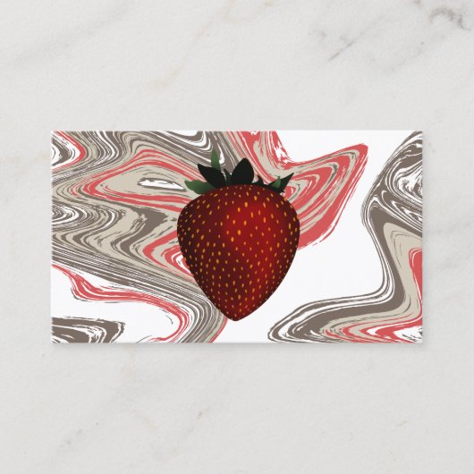 イチゴのスワーズ名刺 名刺 (正面)