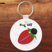 イチゴのバグ – バグの非表示 キーホルダー (正面)