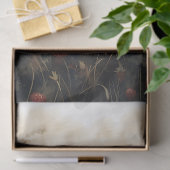 イチゴのパッチのデコパージュのハイランド牛 薄葉紙 (ギフト)