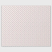 イチゴのピンク ラッピングペーパー (フラット)