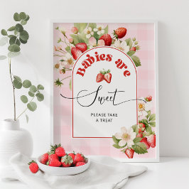 イチゴのベリー甘いベビーベビーは甘い ポスター