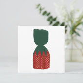 イチゴのボンボンキャンディー 招待状 (スタンド正面)