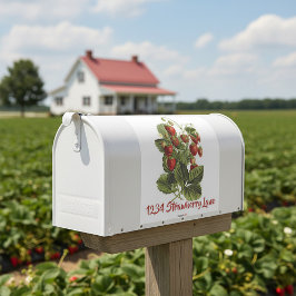 イチゴのメールボックスのシール シール