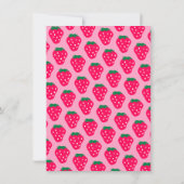 イチゴの卒業サンキューカード サンキューカード (裏面)