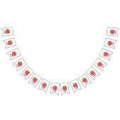 イチゴの友達 バンティングフラッグ (全)