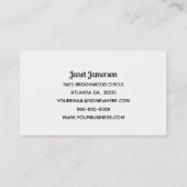 イチゴの名刺 名刺 (裏面)