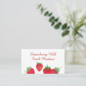 イチゴの名刺 名刺 (スタンド正面)