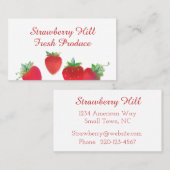 イチゴの名刺 名刺 (正面/裏面)