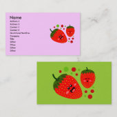 イチゴの名刺 名刺 (正面/裏面)