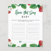 イチゴの名前その歌の赤ちゃんシャワーゲーム (正面)