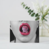 イチゴの唇 ポストカード (スタンド正面)