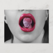 イチゴの唇 ポストカード (正面)