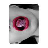 イチゴの唇 マグネット (縦)