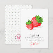 イチゴの園 招待状 (正面/裏面)