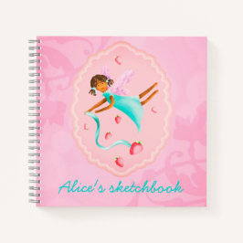 イチゴの妖精パーソナライズされた ノートブック
