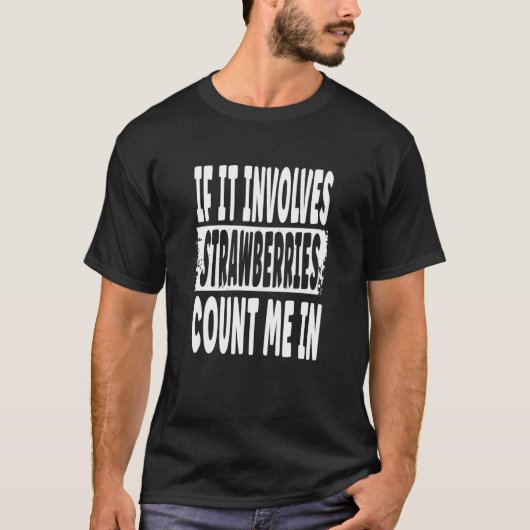 イチゴの引用フレーズ イチゴ Tシャツ (正面)