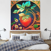 イチゴの恵み キャンバスプリント (インサイチュ (寝室))