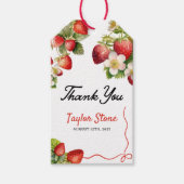 イチゴの感謝を込めて ギフトタグ (正面)