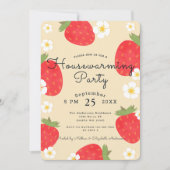 イチゴの新築パーティー 招待状 (正面)