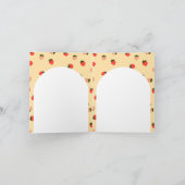 イチゴの最初の誕生日 招待状 (内部)