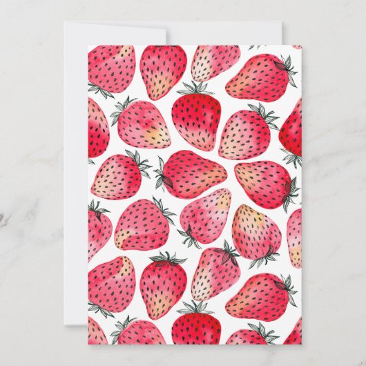 イチゴの水色とインク (正面)