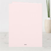 イチゴの甘い果物イチゴの挨拶 カード (裏面)