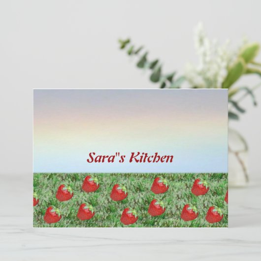 イチゴの畑 (スタンド正面)