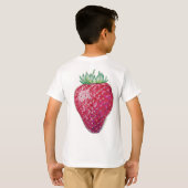 イチゴの立姿 Tシャツ (裏面フル)