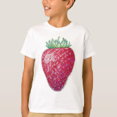 イチゴの立姿 Tシャツ (正面)