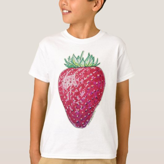 イチゴの立姿 Tシャツ (正面)