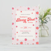 イチゴの第1期のバースデーサマー 招待状 (スタンド正面)