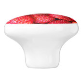 イチゴの背景 セラミックノブ (側面)