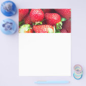 イチゴの背景 チラシ (シングル)