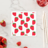 イチゴの至福、新鮮な果実パターン スタンダードカクテルナプキン (インサイチュ)