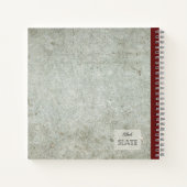 イチゴの花と果実パーソナライズされたのComp No ノートブック (裏面)