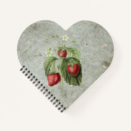 イチゴの花と果実 ノートブック