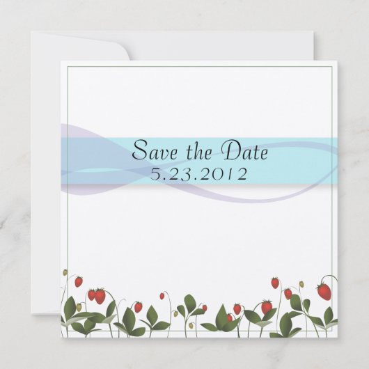 イチゴの花 セーブザデート (正面)