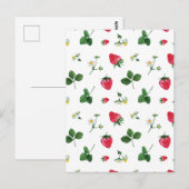 イチゴの苗 ポストカード (正面/裏面)